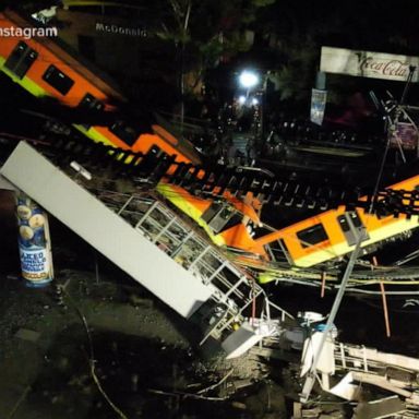 VIDEO: At least 23 dead after overpass collapse in Mexico City