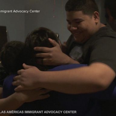 VIDEO: Mothers reunited with sons after years separated by former administration's immigration policy