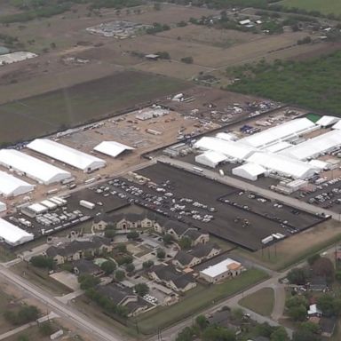 VIDEO: A look inside Texas migrant children's center at the border