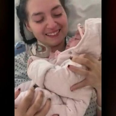 VIDEO: Woman who contracted COVID-19 while pregnant prepares for special Mother’s Day