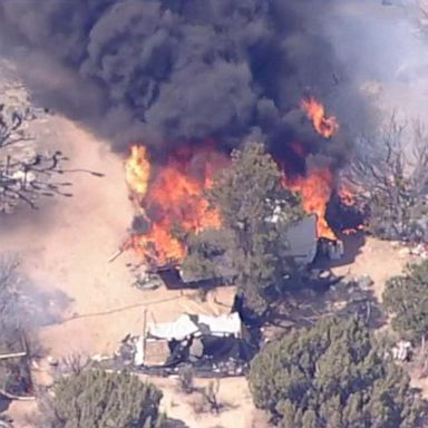 VIDEO: Fires break out in California, Arizona