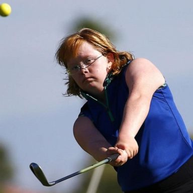 VIDEO: Golfer with Down syndrome makes history again