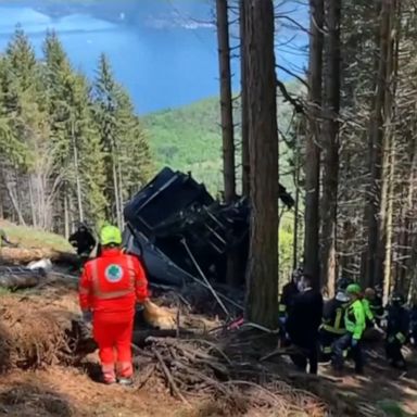 VIDEO: Cable car plunges in Italian Alps