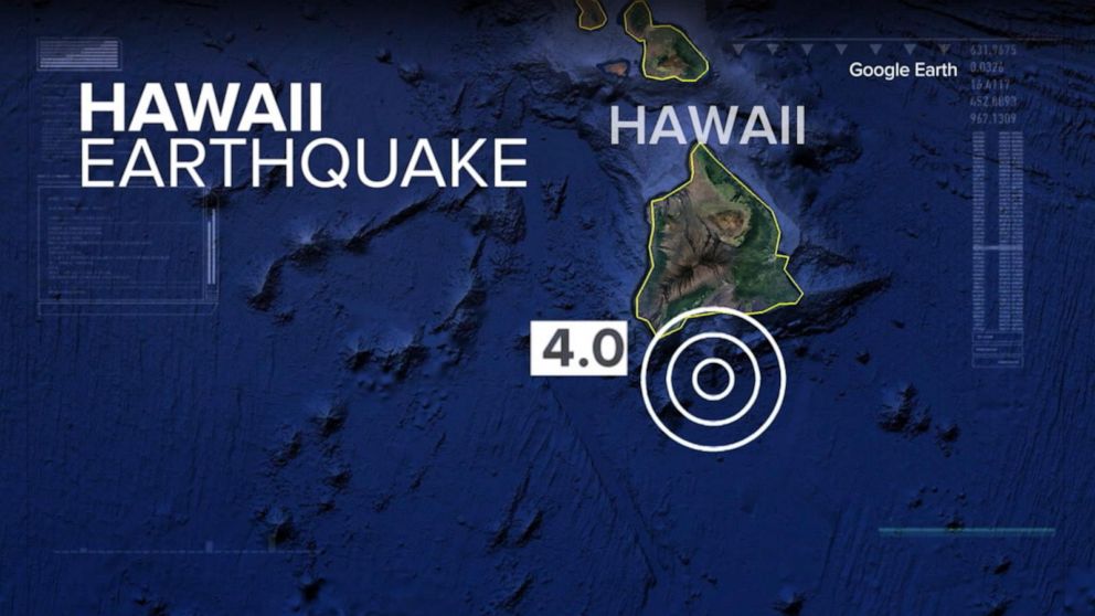 Earthquake shakes Hawaii’s Big Island GMA