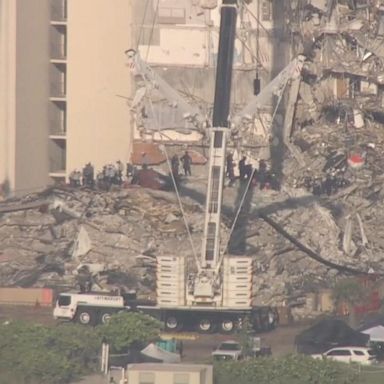 VIDEO: Officials continue search for survivors of apartment building collapse