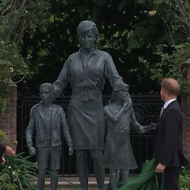 VIDEO: Prince William and Harry reunite to honor Princess Diana