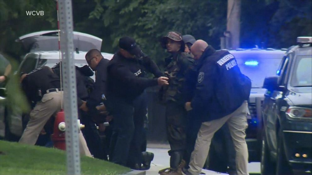 Nearly A Dozen Armed Men Arrested In Police Standoff Video Abc News