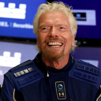 VIDEO: Billionaire Richard Branson set to be 1st to fly his own vehicle to space