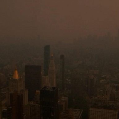 VIDEO: Hazy skies across US due to Western wildfires