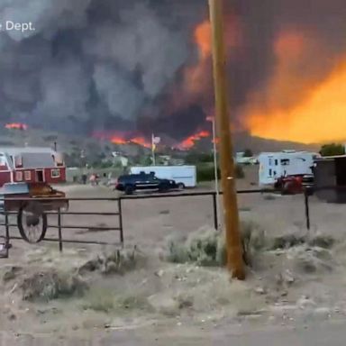 VIDEO: Wildfires rage on amid historic drought