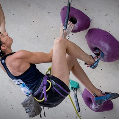 VIDEO: Climber beats the odds and competes in Olympics