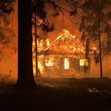 VIDEO: California’s largest wildfire prompts home evacuations