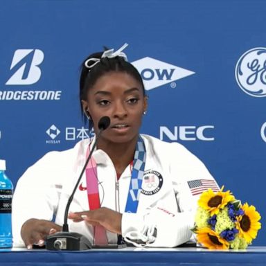 VIDEO: Olympic star Simone Biles withdraws mid-competition