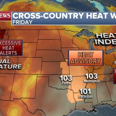 VIDEO: Deadly weather across the US, heat wave hits 30 states