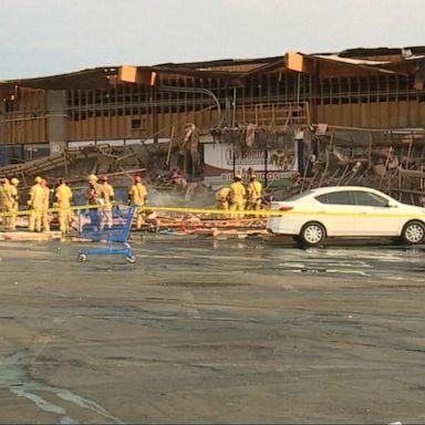 VIDEO: Supermarket collapses in Las Vegas