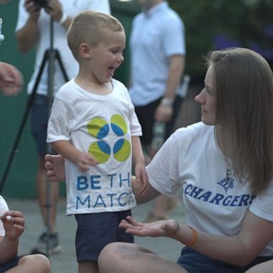 VIDEO: Young boy meets lifesaving donor