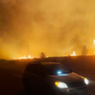 VIDEO: Devastating wildfire travels through Northern California