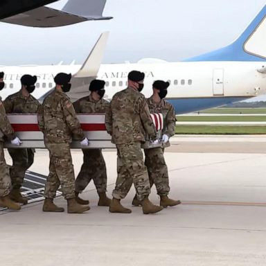 VIDEO: Remains of 13 Americans killed in Kabul attack arrive in US