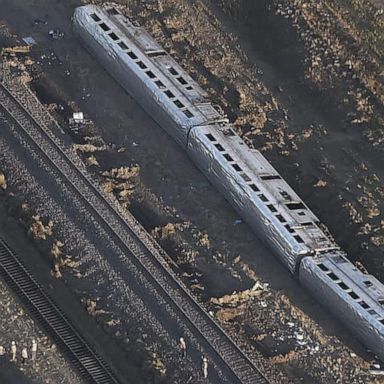 VIDEO: Investigation into deadly derailment of Amtrak train