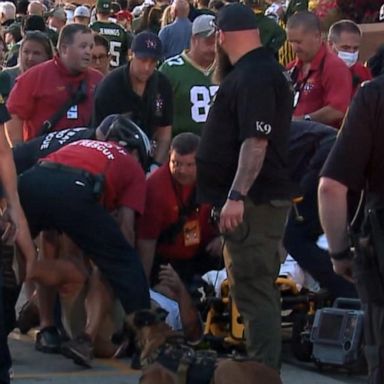 VIDEO: Fans help man after he collapses at Packers game