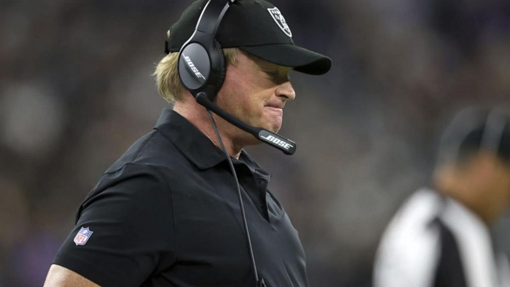 Raiders coach resigns after misogynistic and homophobic emails revealed