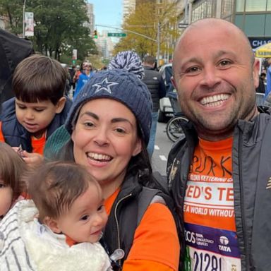 VIDEO: Father of 3 beats the odds, runs NYC Marathon