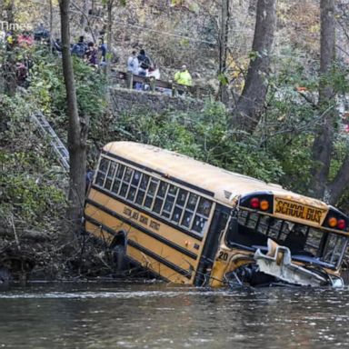 VIDEO: Students injured in school bus crash