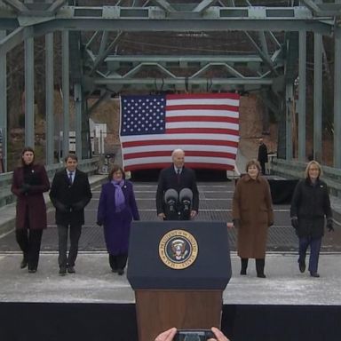 VIDEO: Biden on the road to sell Americans on new infrastructure bill