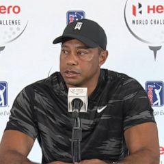 Tiger Woods holds 1st news conference since car accident