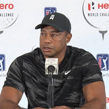 VIDEO: Tiger Woods holds 1st news conference since car accident