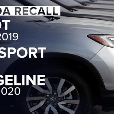 VIDEO: Honda recalls nearly 725,000 SUVs and pickups