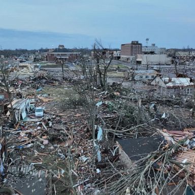 VIDEO: Mayfield, Kentucky, devastated by unimaginable destruction