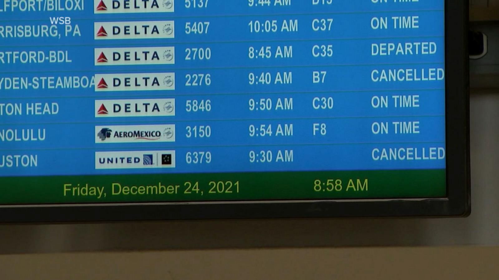 Hundreds of flights canceled ahead of Christmas Good Morning America