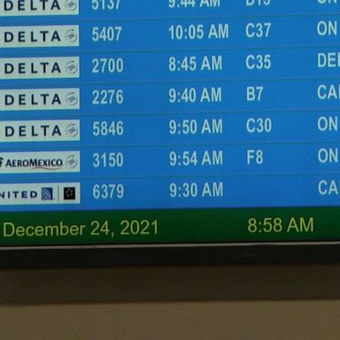 VIDEO: Hundreds of flights canceled ahead of Christmas