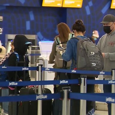 VIDEO: Thousands of passengers grounded by airline cancellations