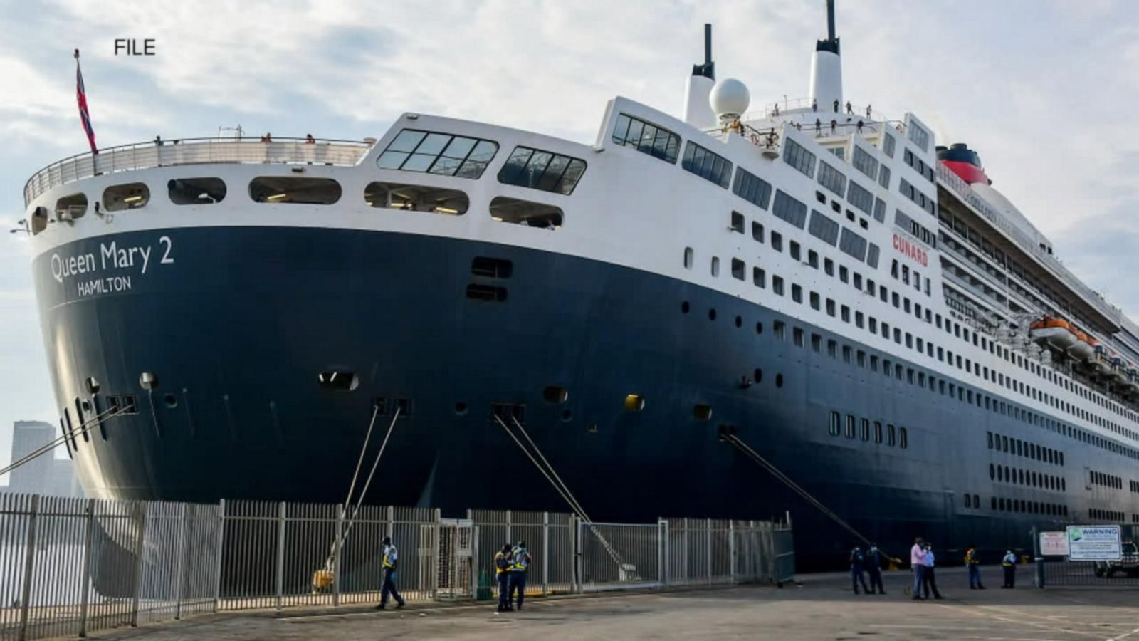 Queen Mary docked after COVID19 outbreak Good Morning America