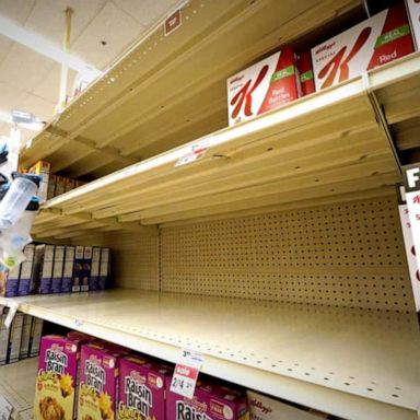 VIDEO: Americans seeing empty shelves at grocery stores