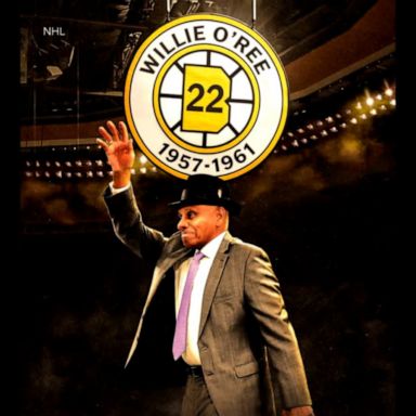 VIDEO: Boston Bruins pay tribute to 1st Black NHL player