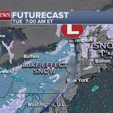 VIDEO: 10 states on alert for snow and cold across US