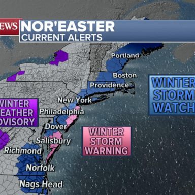 VIDEO: Millions on East Coast expecting powerful storm