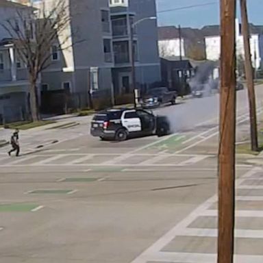 VIDEO: 3 Houston police officers shot, suspect at large