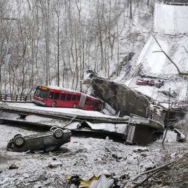 VIDEO: Bridge collapses near Pittsburgh