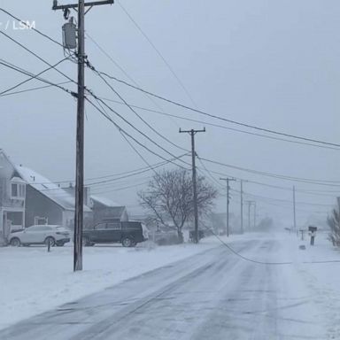 VIDEO: Powerful nor’easter pummels East Coast