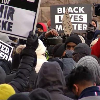 VIDEO: Demonstrators demand justice after Amir Locke killed by police