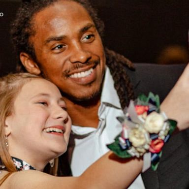 VIDEO: Philadelphia Eagles player makes young girl's dream come true