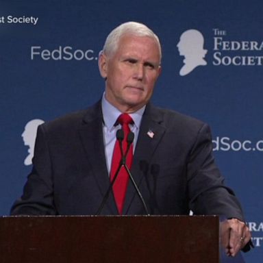 VIDEO: Pence and Trump engage in back and forth