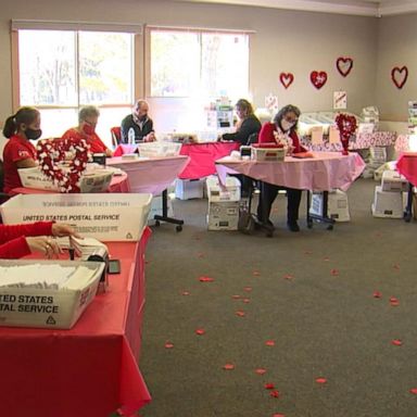 VIDEO: Loveland, Colorado, swamped with Valentine’s Day mail