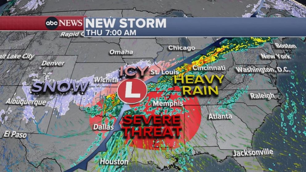 Video Winter storm system moves across the country - ABC News