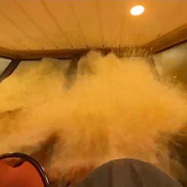 VIDEO: Huge wave smashes window of ferry