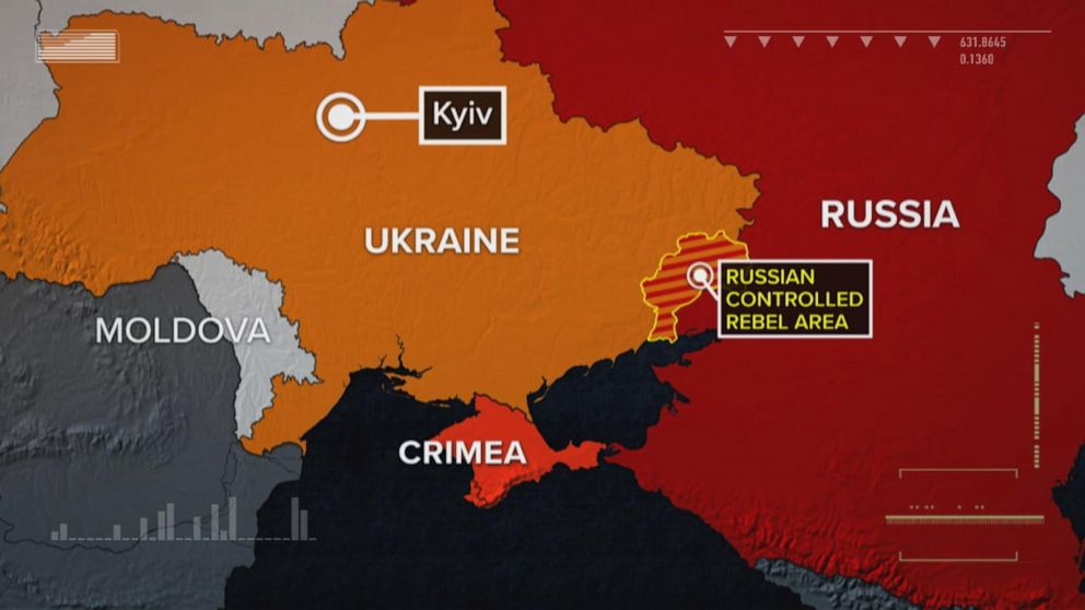 Major escalation in tension between Ukraine and Russia | GMA